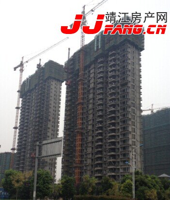 9月踩盘靖江碧桂园项目 大部分已封顶(图3)