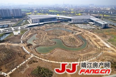 靖江体育公园初现雏形(图1)