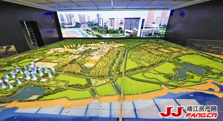 靖江滨江新城总体规划图(图1)